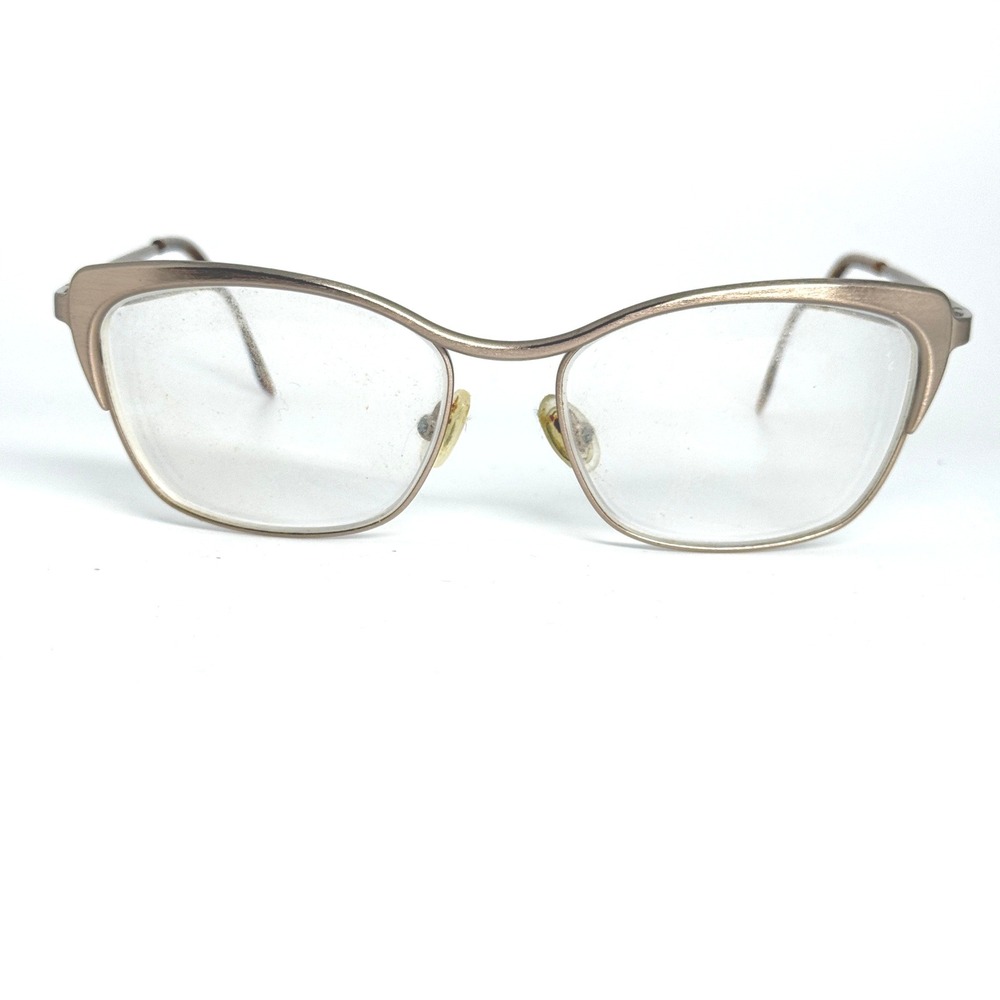 BCBGMAXAZRIA Filipa Sand Eyeglasses Frames 52-16-140 Gold‎ Cat Eye CV 21793